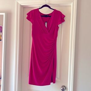 Ruched Pink Dress